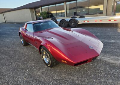 1974 Dark Red Corvette For Sale