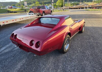 1974 Dark Red Corvette For Sale