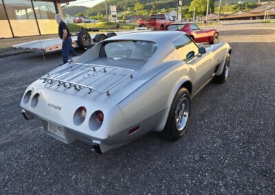 1977 Silver Corvette T Top Manual Transmission Black Interior