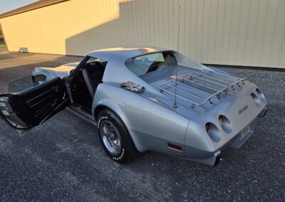 1977 Silver Corvette T Top Manual Transmission Black Interior