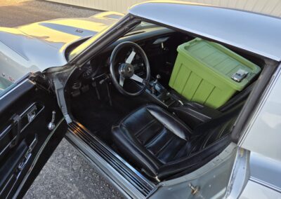 1977 Silver Corvette T Top Manual Transmission Black Interior