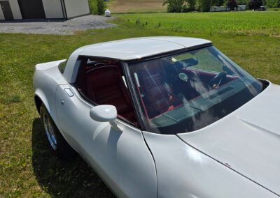 1980 White Corvette Red Interior Hot Rod For Sale