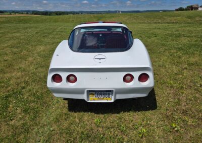 1980 White Corvette Red Interior Hot Rod For Sale