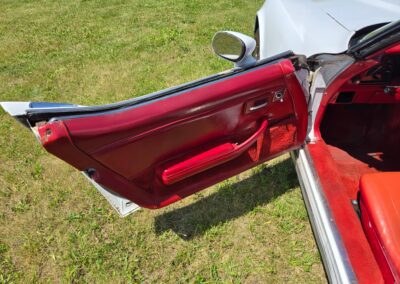 1980 White Corvette Red Interior Hot Rod For Sale