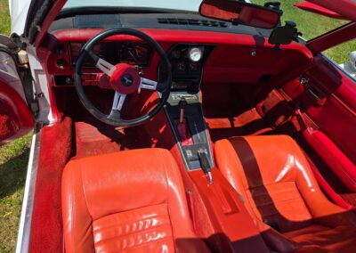 1980 White Corvette Red Interior Hot Rod For Sale