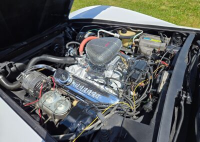 1980 White Corvette Red Interior Hot Rod For Sale