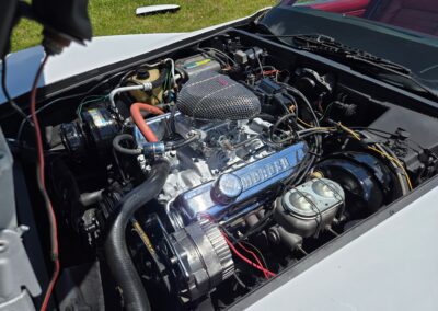 1980 White Corvette Red Interior Hot Rod For Sale