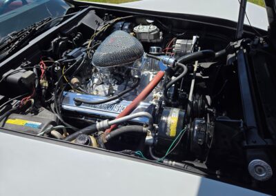 1980 White Corvette Red Interior Hot Rod For Sale