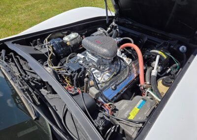 1980 White Corvette Red Interior Hot Rod For Sale