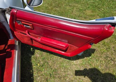 1980 White Corvette Red Interior Hot Rod For Sale