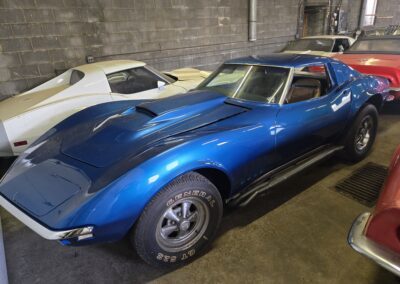 1968 Bright Blue Corvette T Top