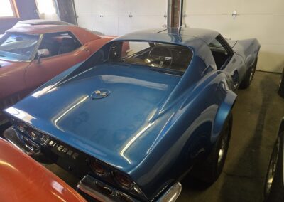 1968 Bright Blue Corvette T Top