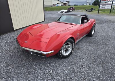 1972 Mille Miglia Red Corvette Convertible 4spd