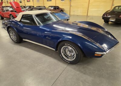 1971 Bridgehampton Blue Corvette Stingray Convertible For Sale