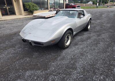 1977 Silver Corvette Hot Rod 4spd T Top For Sale