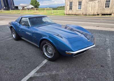 1971 Mulsanne Blue Corvette Stingray Convertible For Sale