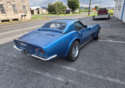 1971 Mulsanne Blue Corvette Stingray Convertible For Sale