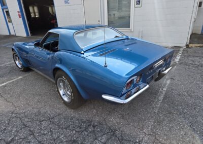 1971 Mulsanne Blue Corvette Stingray Convertible For Sale
