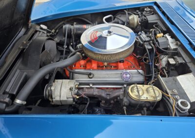 1971 Mulsanne Blue Corvette Stingray Convertible For Sale