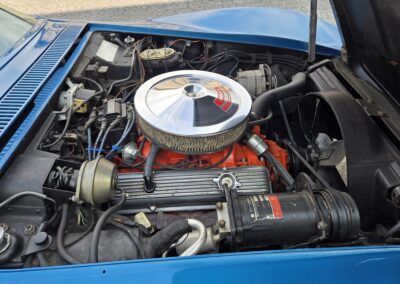 1971 Mulsanne Blue Corvette Stingray Convertible For Sale