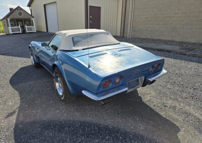 1970 Mulsanne Blue Corvette Stingray Convertible 4spd