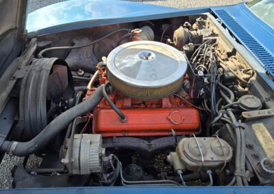 1970 Mulsanne Blue Corvette Stingray Convertible 4spd