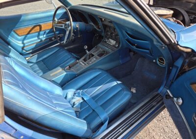 1970 Mulsanne Blue Corvette Stingray Convertible 4spd