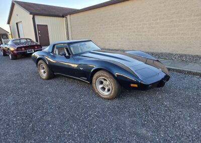 1979 Dark Blue Corvette Oyster Interior For Sale