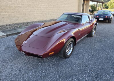 1973 Burgundy Corvette Stingray For Sale