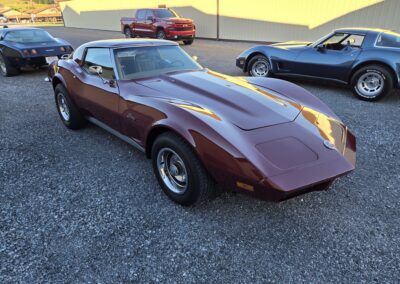 1973 Burgundy Corvette Stingray For Sale