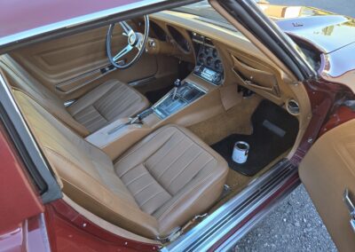 1973 Burgundy Corvette Stingray For Sale