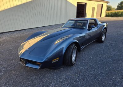 1980 Dark Blue Corvette Manual Transmission For Sale