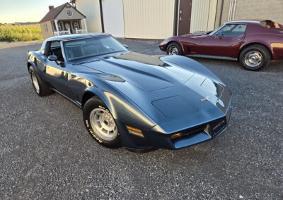 1980 Dark Blue Corvette Manual Transmission For Sale