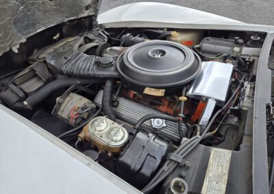 1976 White L82 C3 Corvette Stingray Red Interior