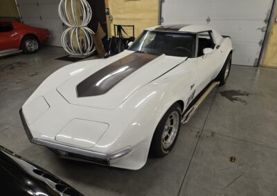 1969 White Corvette Stingray T Top 4spd Manual For Sale