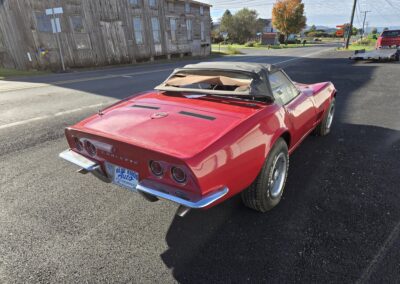 1968 Red Corvette Convertible For Sale