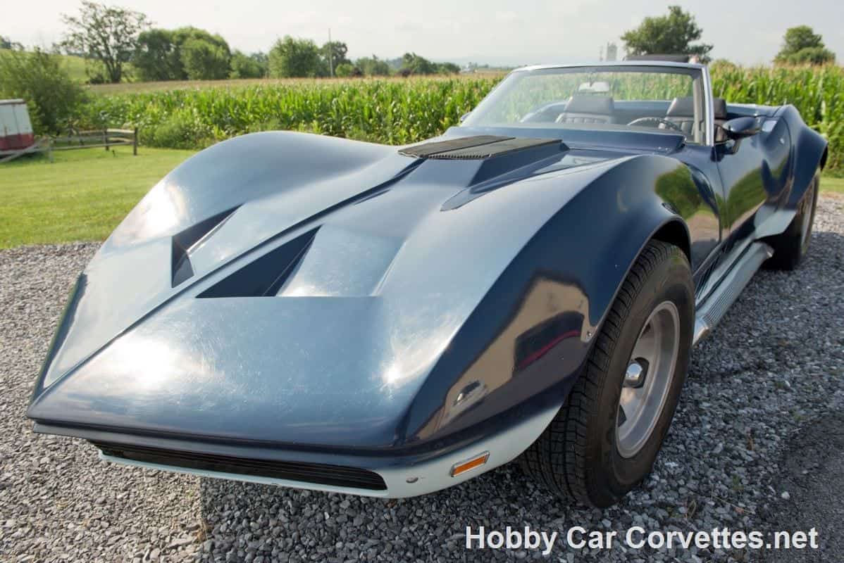 1969 Blue Mako Shark Corvette Convertible