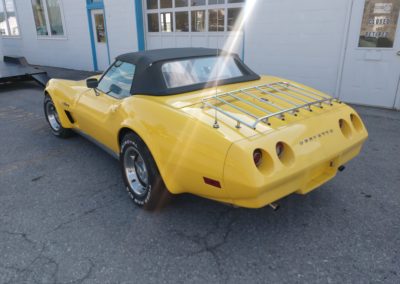 yellow corvette power wheels