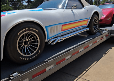 1969 White Corvette Stingray 4spd Convertible For Sale