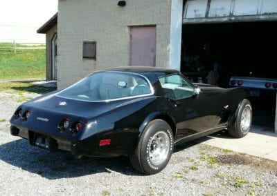 1978 Black Corvette L82 T Top 4spd