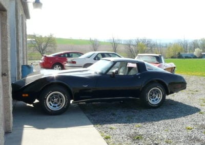 1978 Black Corvette L82 T Top 4spd