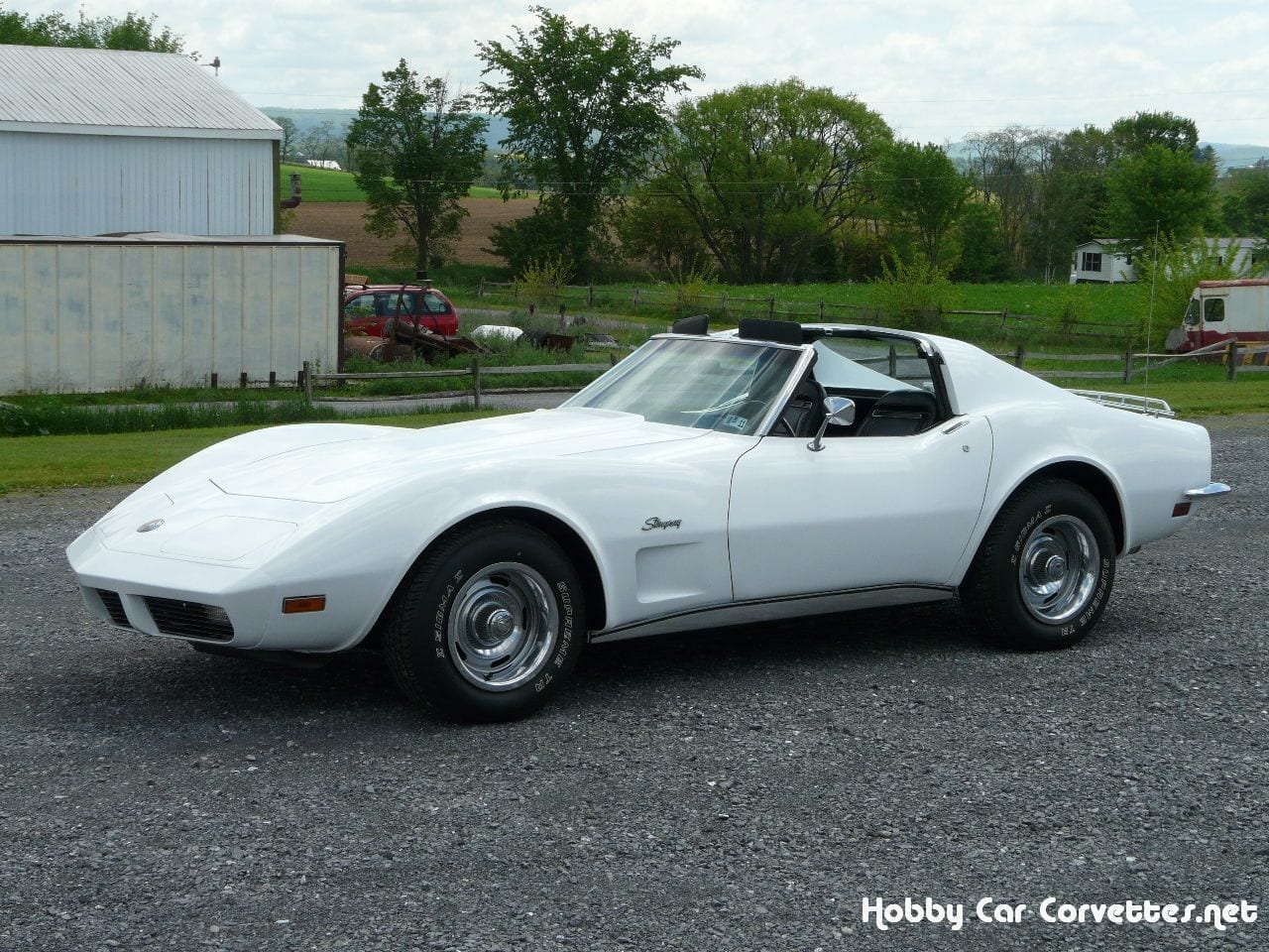 1973 Classic White L82 4spd Corvette T Top