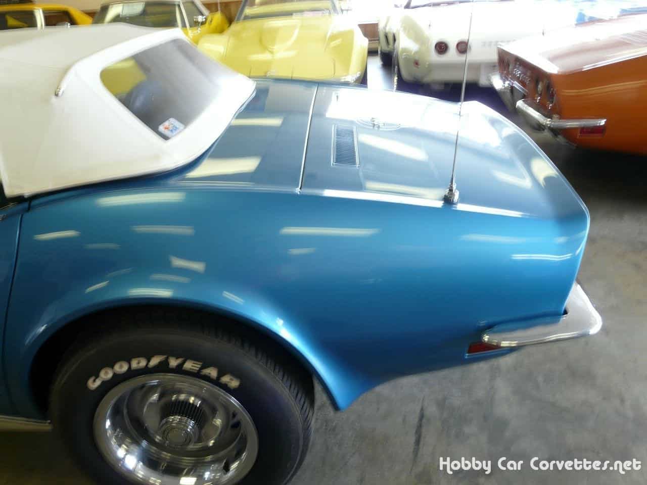 1971 Mulsanne Blue Corvette LT1 Convertible All Original