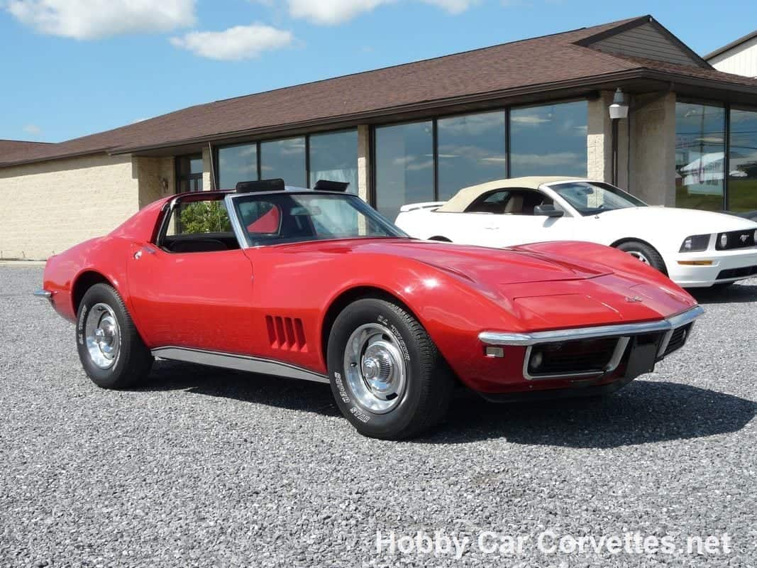 1968 Red Corvette T Top Stingray For Sale Hobby Car Corvettes