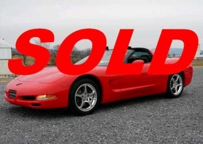 2004 Torch Red Corvette T Top